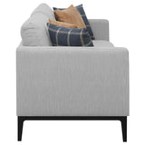 Apperson 2-piece Upholstered Track Arm Sofa Set Light Grey - Tampa Furniture Outlet