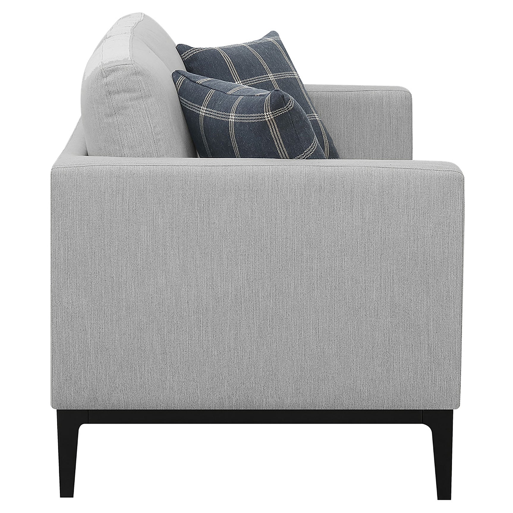Apperson 2-piece Upholstered Track Arm Sofa Set Light Grey - Tampa Furniture Outlet
