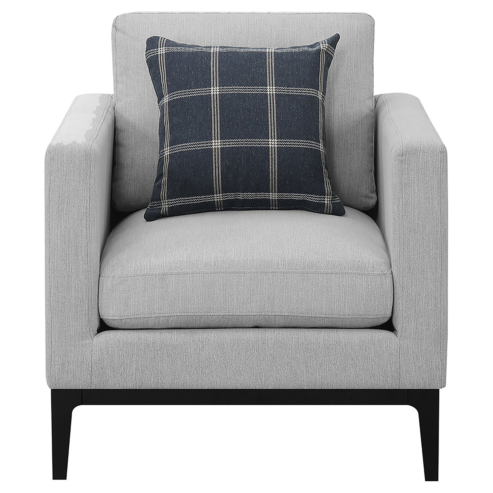 Apperson 3-piece Upholstered Track Arm Sofa Set Light Grey - Tampa Furniture Outlet