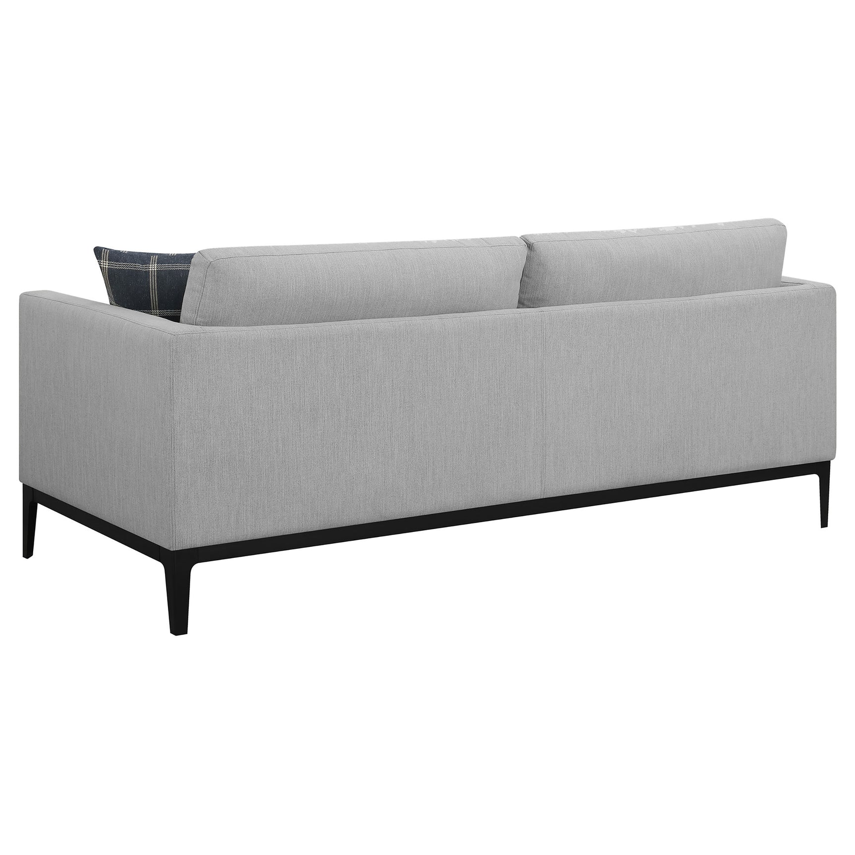 Apperson Upholstered Track Arm Sofa Light Grey - Tampa Furniture Outlet