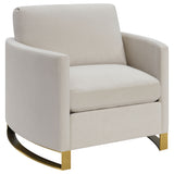 Corliss 3-piece Upholstered Arched Arm Sofa Set Beige - Tampa Furniture Outlet
