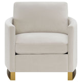 Corliss 3-piece Upholstered Arched Arm Sofa Set Beige - Tampa Furniture Outlet