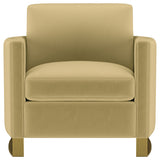 Corliss 3-piece Velvet Upholstered Sofa Set Camel - Tampa Furniture Outlet