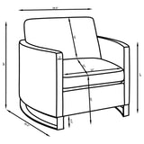 Corliss 3-piece Velvet Upholstered Sofa Set Camel - Tampa Furniture Outlet