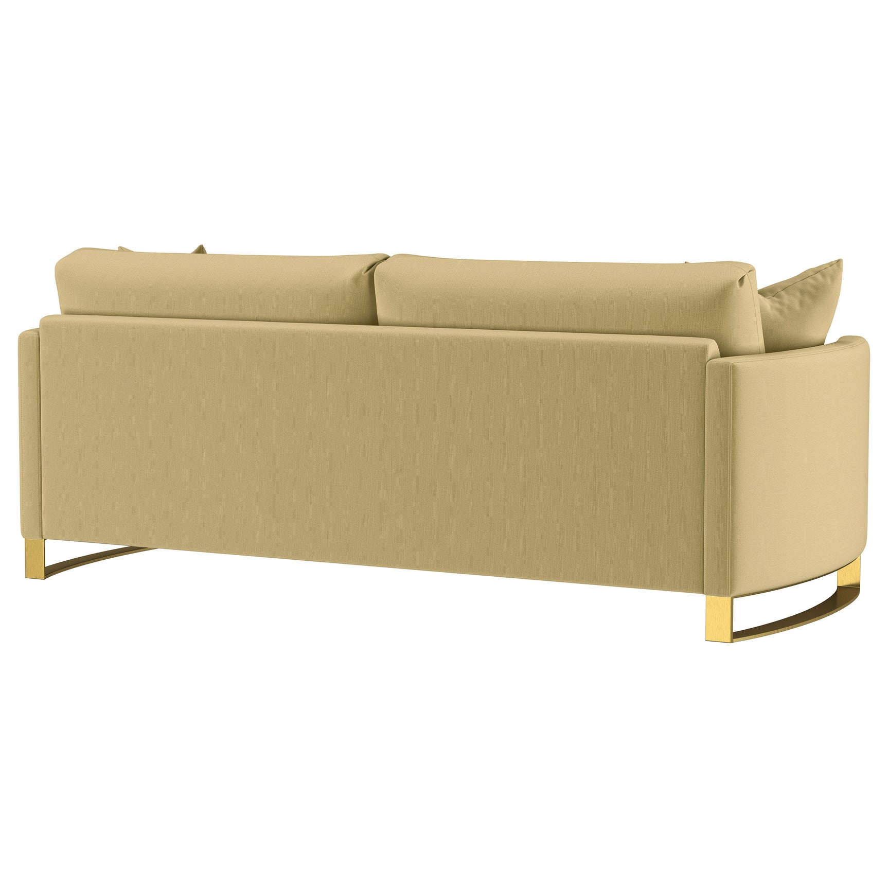 Corliss Upholstered Curved Track Arm Sofa Camel - Tampa Furniture Outlet