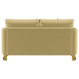 Corliss Upholstered Curved Track Arm Loveseat Camel - Tampa Furniture Outlet