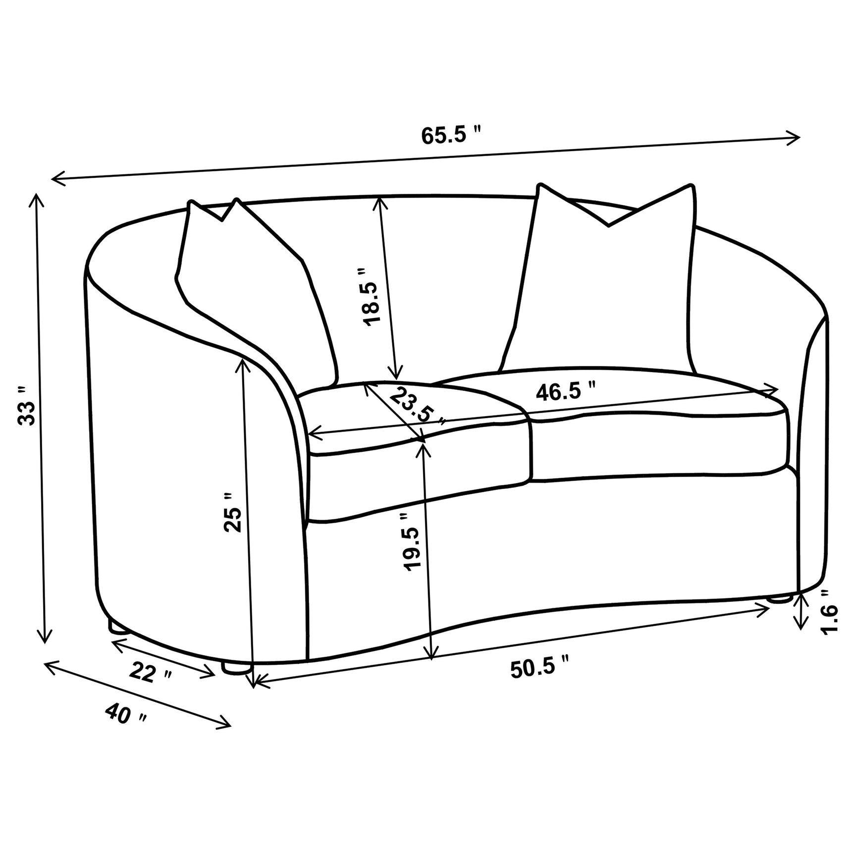 Rainn 2-piece Boucle Upholstered Sloped Arm Sofa Set Latte - Tampa Furniture Outlet