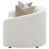Rainn Boucle Upholstered Sloped Arm Sofa Latte - Tampa Furniture Outlet