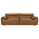 Buxton 2-piece Leather Upholstered Sofa Set Orange