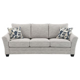 Tomkins 2-piece Boucle Upholstered Sofa Set Light Grey - Tampa Furniture Outlet