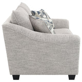 Tomkins 2-piece Boucle Upholstered Sofa Set Light Grey - Tampa Furniture Outlet