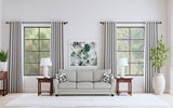 Tomkins Boucle Upholstered Sofa Light Grey - Tampa Furniture Outlet
