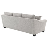 Tomkins Boucle Upholstered Sofa Light Grey - Tampa Furniture Outlet