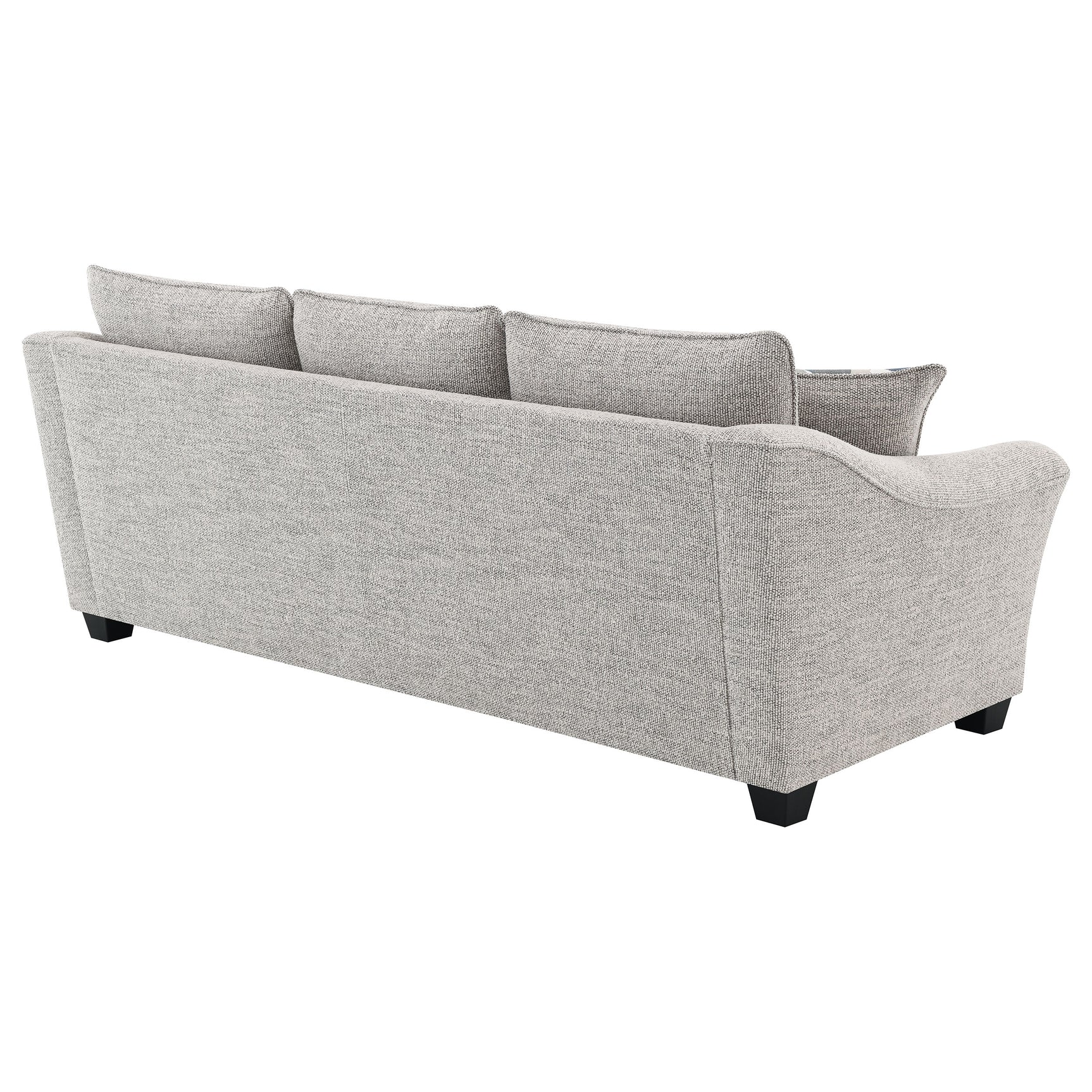 Tomkins Boucle Upholstered Sofa Light Grey - Tampa Furniture Outlet