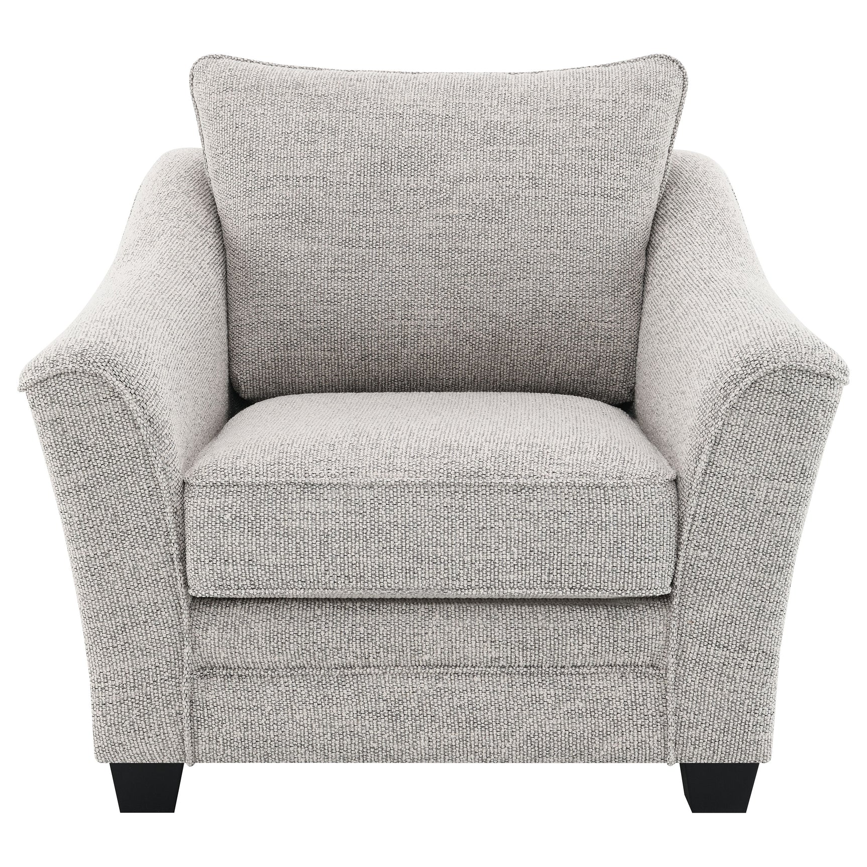 Tomkins Boucle Upholstered Chair Light Grey - Tampa Furniture Outlet