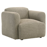 Dorset 3-piece Upholstered Round Track Arm Sofa Set Brown