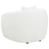 Isabella 3-piece Faux Sheepskin Upholstered Sofa Set Natural - Tampa Furniture Outlet