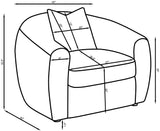 Isabella 3-piece Faux Sheepskin Upholstered Sofa Set Natural - Tampa Furniture Outlet
