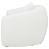 Isabella Faux Sheepskin Upholstered Accent Chair Natural - Tampa Furniture Outlet