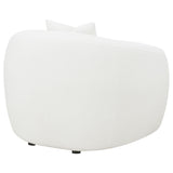 Isabella Faux Sheepskin Upholstered Accent Chair Natural - Tampa Furniture Outlet