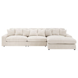 Blaine Upholstered Reversible Chaise Sectional Sofa Sand - Tampa Furniture Outlet