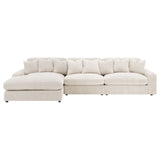Blaine Upholstered Reversible Chaise Sectional Sofa Sand - Tampa Furniture Outlet
