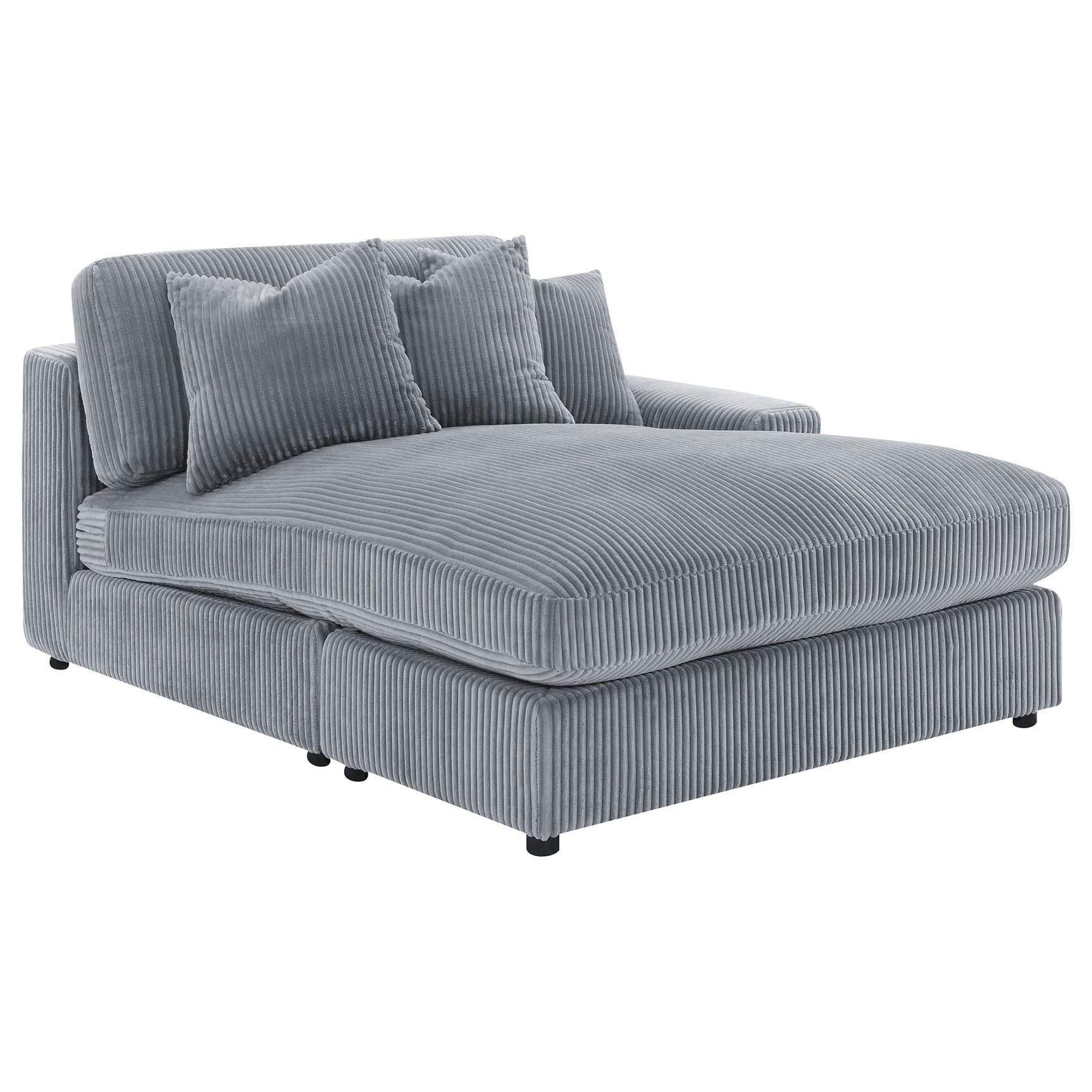 Blaine Upholstered Reversible Chaise Sectional Sofa Fog - Tampa Furniture Outlet