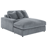 Blaine Upholstered Reversible Chaise Sectional Sofa Fog - Tampa Furniture Outlet