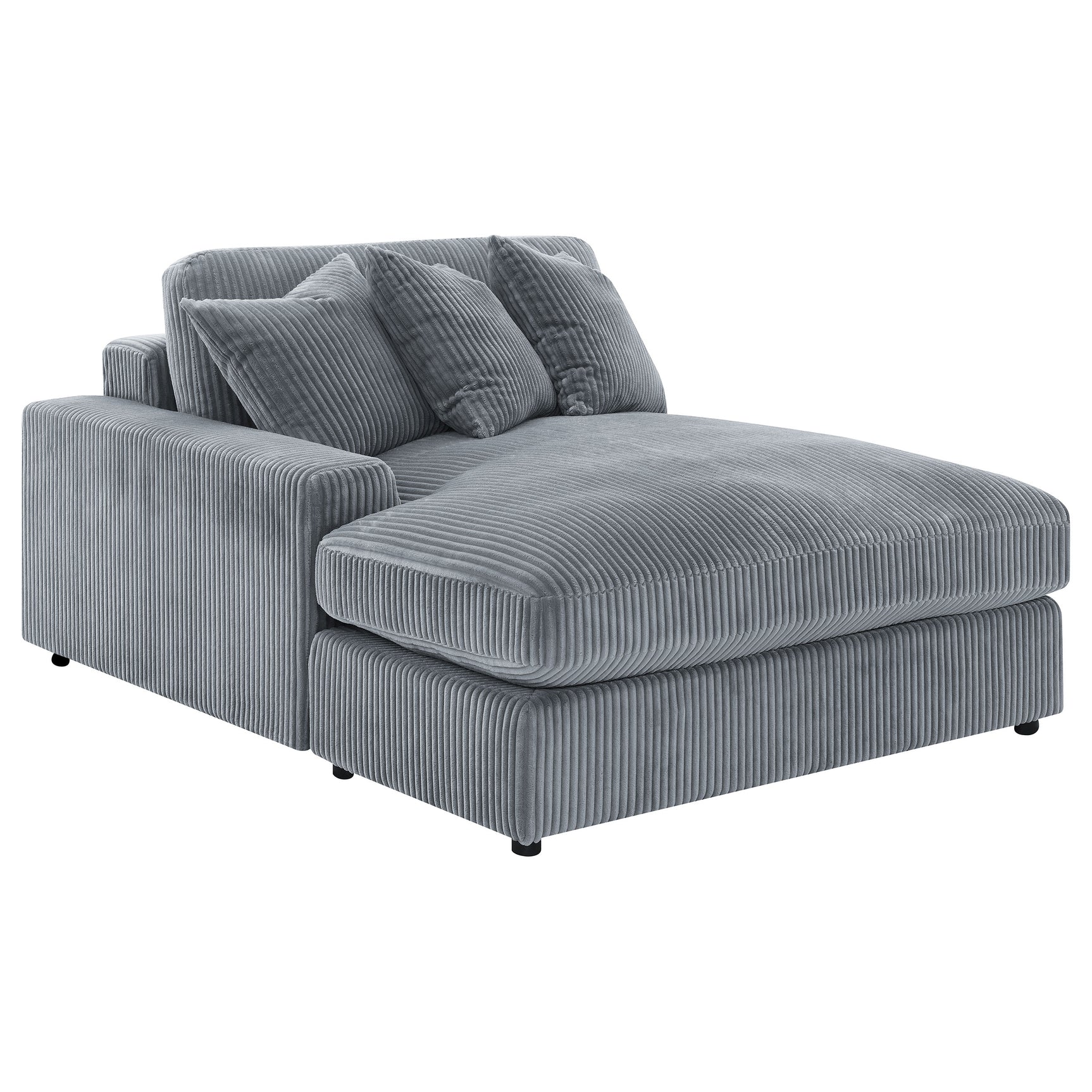 Blaine Upholstered Reversible Chaise Sectional Sofa Fog - Tampa Furniture Outlet