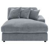 Blaine Upholstered Reversible Chaise Sectional Sofa Fog - Tampa Furniture Outlet