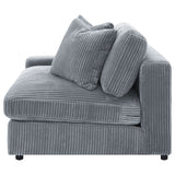Blaine Upholstered Reversible Chaise Sectional Sofa Fog - Tampa Furniture Outlet