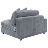 Blaine Upholstered Reversible Chaise Sectional Sofa Fog - Tampa Furniture Outlet