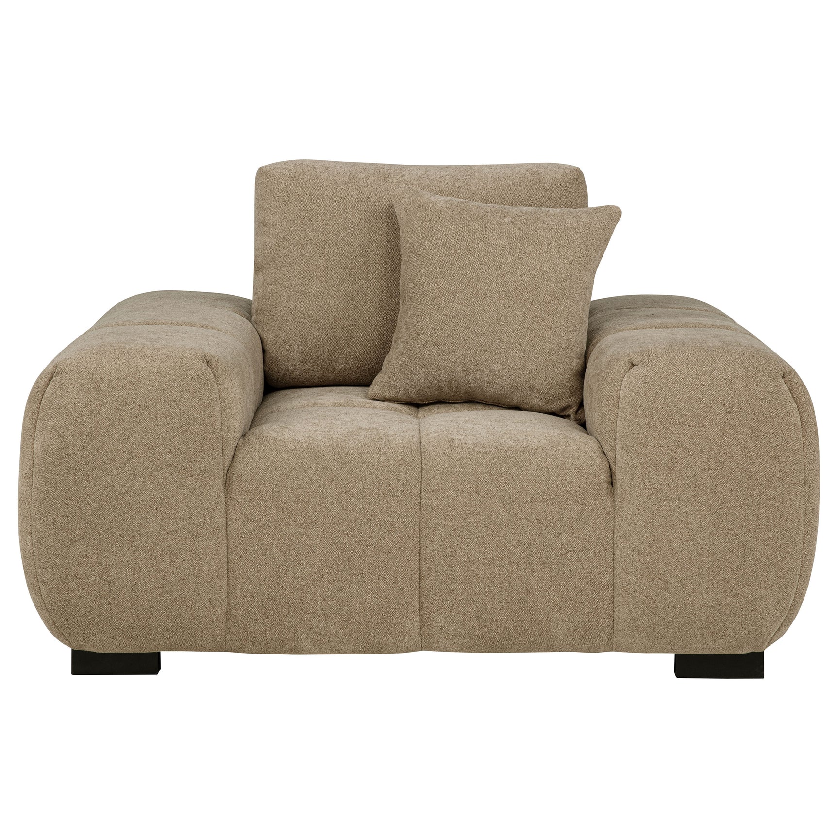 Octavia Upholstered Track Arm Accent Chair Camel - Tampa Furniture Outlet