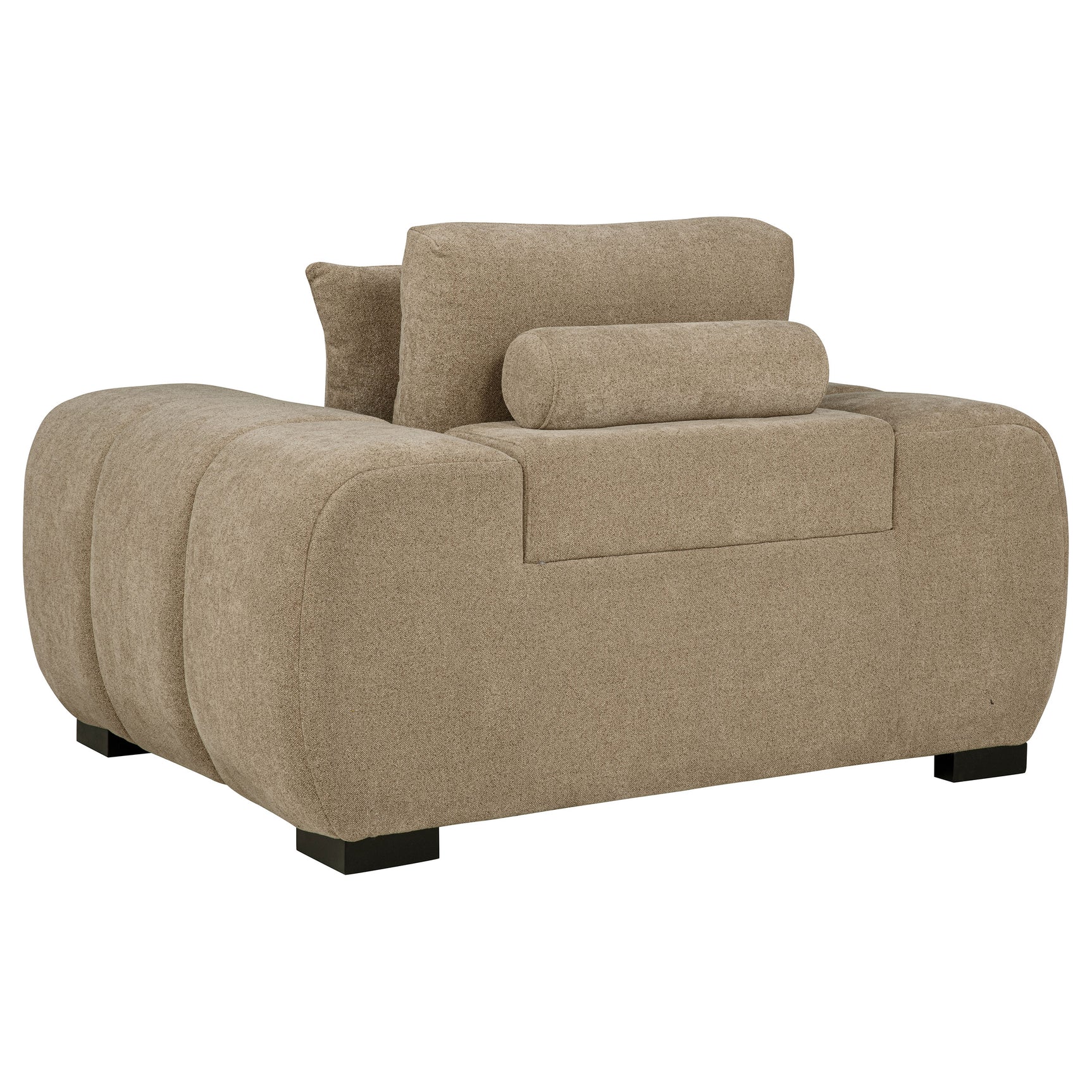 Octavia Upholstered Track Arm Accent Chair Camel - Tampa Furniture Outlet