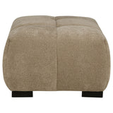 Octavia Upholstered Rectangular Ottoman Camel - Tampa Furniture Outlet