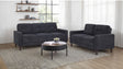 Tampa Furniture Outlet - Coaster - Bowen II 2-piece Upholstered Track Arm Sofa Set Steel Grey - 509981-S2