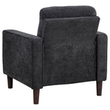 Bowen II 3-piece Upholstered Track Arm Sofa Set Steel Grey