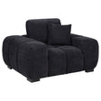 Tampa Furniture Outlet - Coaster - Octavia Upholstered Track Arm Accent Chair Black - 511063
