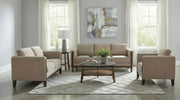 Tampa Furniture Outlet - Coaster - Islington 3-piece Upholstered Panel Arm Sofa Set Taupe - 511101-S3