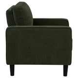 Ruth 3-piece Fabric Upholstered Track Arm Sofa Matcha Green