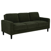 Tampa Furniture Outlet - Coaster - Ruth 77-inch Fabric Upholstered Track Arm Sofa Matcha Green - 511214