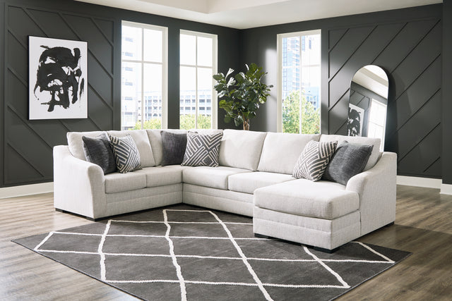 Tampa Furniture Outlet - Ashley Furniture - Koralynn Sectional - LAF 3-Piece Sectional with Chaise / Stone - 54102S2