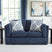 Tampa Furniture Outlet - Ashley Furniture - Evansley Living Room - Loveseat / Navy - 5450235