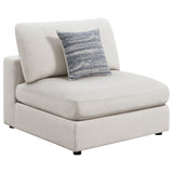Serene 4-piece Upholstered Modular Sectional Sofa Beige - Tampa Furniture Outlet