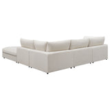 Serene 5-piece Upholstered Modular Sectional Sofa Beige - Tampa Furniture Outlet