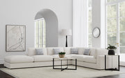 Tampa Furniture Outlet - Coaster - Serene 6-piece Upholstered Modular Sectional Sofa Beige - 551321-SET