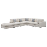 Serene 6-piece Upholstered Modular Sectional Sofa Beige - Tampa Furniture Outlet