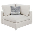 Tampa Furniture Outlet - Coaster - Serene Upholstered Corner Beige - 551322