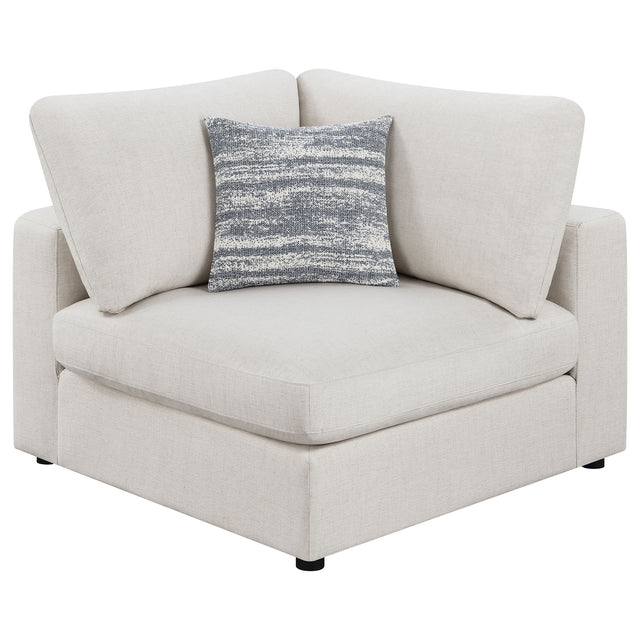 Tampa Furniture Outlet - Coaster - Serene Upholstered Corner Beige - 551322