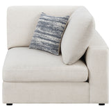 Serene Upholstered Corner Beige - Tampa Furniture Outlet